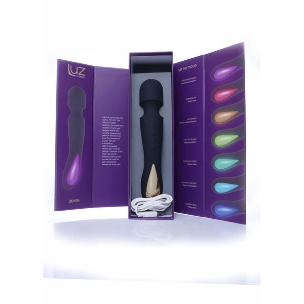 ToyJoy Zenith - Wibrator wand, czarny