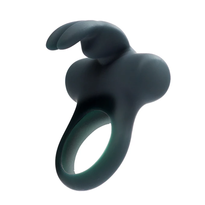 VeDO Frisky Bunny Black Pearl - Wibrujący pierścień erekcyjny