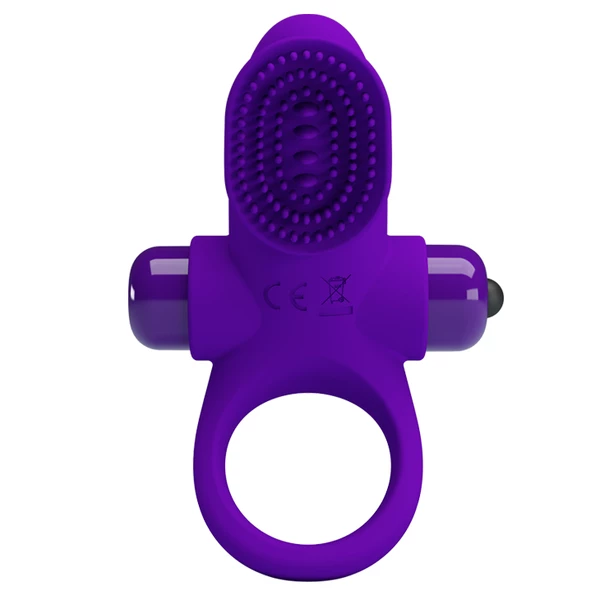 Pretty Love Vibrant Penis Ring Ii Purple - Wibrujący pierścień erekcyjny
