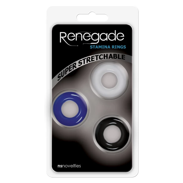 RenegadeStamina Rings - Zestaw elastycznych pierścieni erekcyjnych