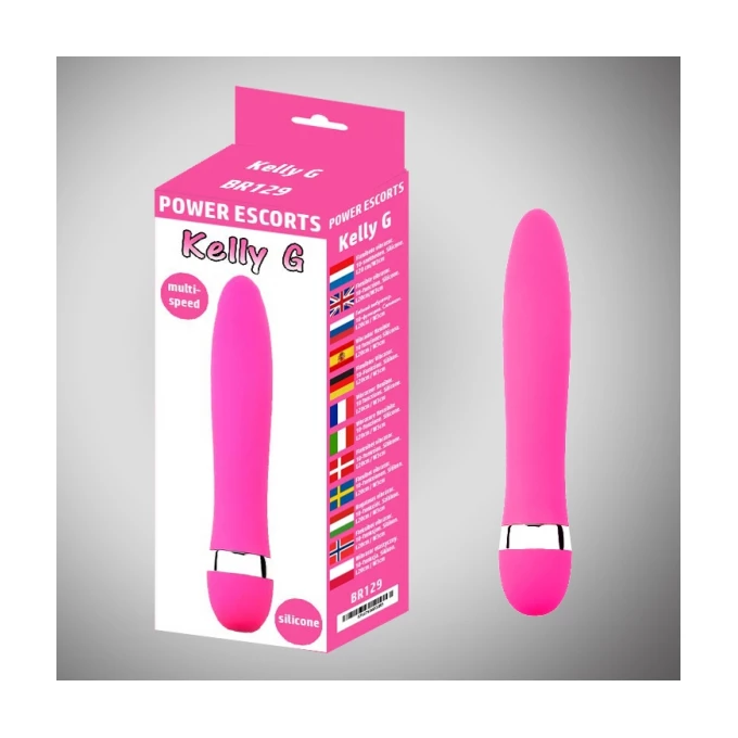 Power Escorts Kelly G Pink Vibro 18,5 Cm / 7,3 Inch - Wibrator klasyczny
