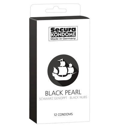 Secura Black Pearl 12 szt - Prezerwatywy