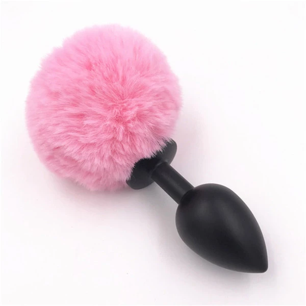 Power Escorts Bunny Plug 3 Pack - Korek analny, z ogonkiem