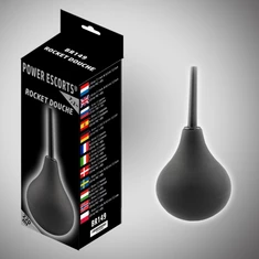 Power Escorts Rocket Douche Black Big Size - Gruszka do lewatywy