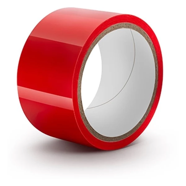 Power Escorts Bondage Tape 15 Meter Red - Taśma do krępowania