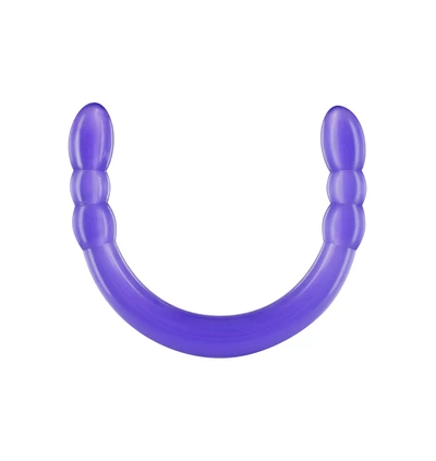 ToyJoy Double Digger Dong Purple - Dildo podwójne