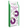 ToyJoy Furry Fun Cuffs Purple Plush - Kajdanki z futerkiem, fioletowe