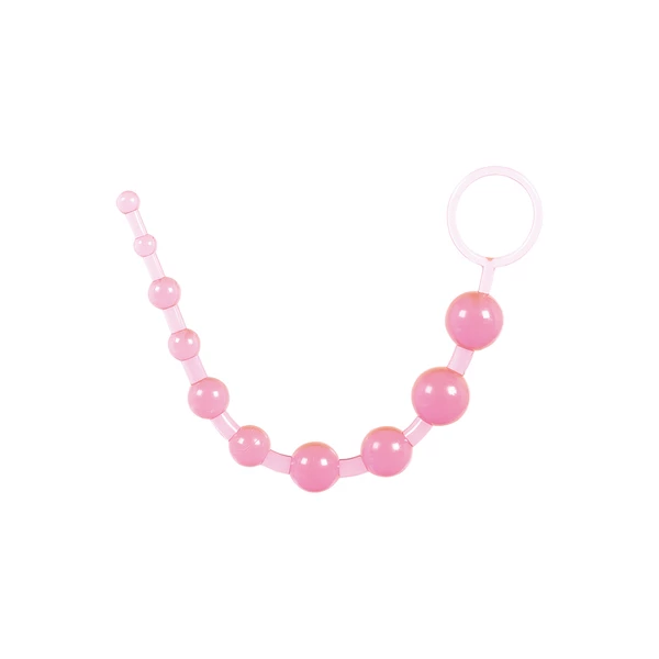 ToyJoy Thai Toy Beads Pink - Koraliki analne, różowe