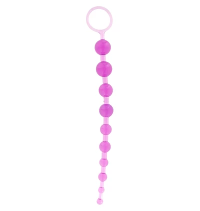 ToyJoy Thai Toy Beads Purple - Koraliki analne, fioletowe