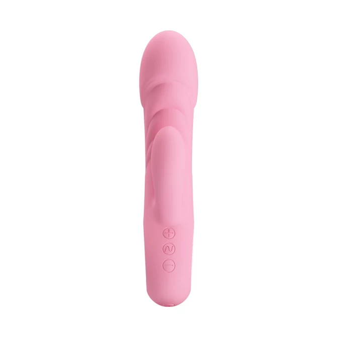 Pretty Love Ansel Pink 7 - Wibrator króliczek, różowy