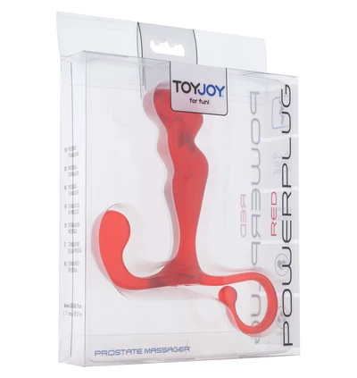 ToyJoy Power Plug Prostate Massager Red - Masażer prostaty