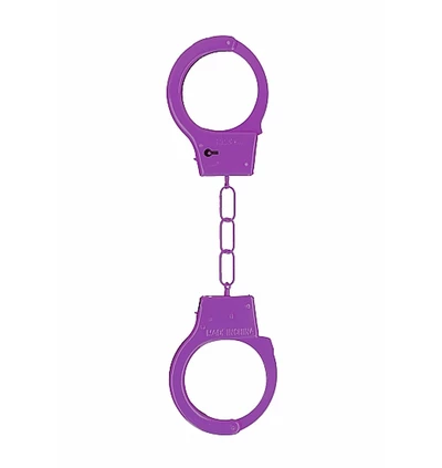 ShotsToys Metal Handcuffs Purple - Kajdanki metalowe Fioletowy