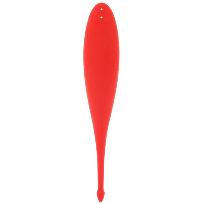 Satisfyer Twirling Fun Trip Vibrator (Poppy Red) - Wibrator punktowy z ruchem cyrkulacyjnym, Czerwony