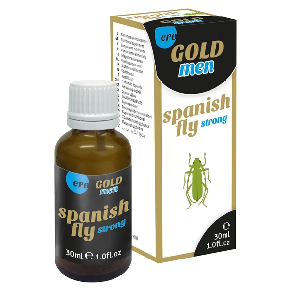 Hot Spain Fly Men Gold Strong 30Ml - Krople wzmacniające dla mężczyzn