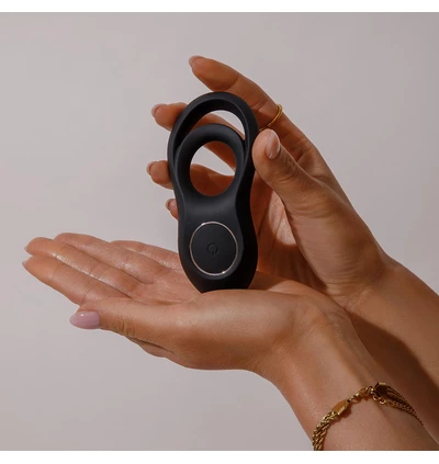 Satisfyer Legendary Duo (Black) - Wibrujący pierścień erekcyjny