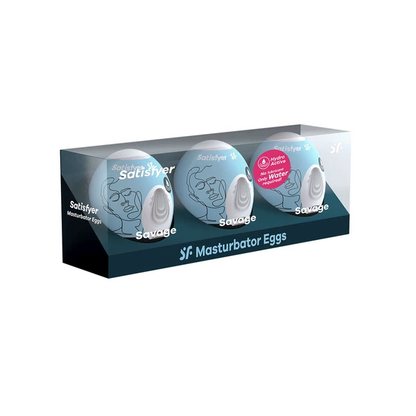 Satisfyer Eggs (Set Of 3 Savage) - Jajeczka do masturbacji, zestaw