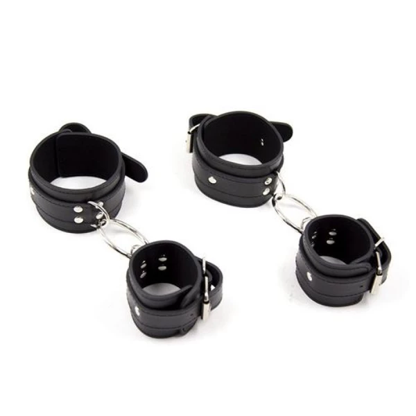 Toyz4lovers Costrittivi Chain Arms Black - Kajdanki do kostek i nadgarstków