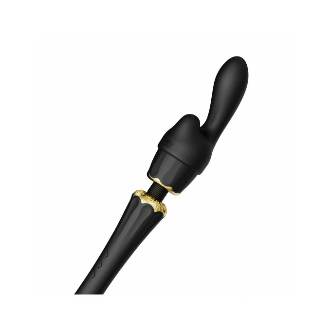 Zalo Kyro Obsidian Black - Wibrator wand, Czarny