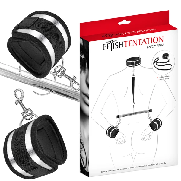 Fetish tentation Submission Bar With Handcuffs And Collar - System do krępowania