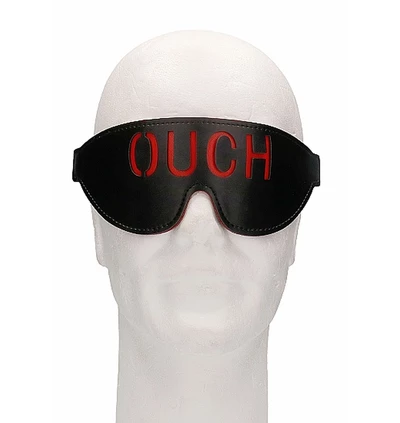 Ouch! Blindfold Ouch Black - Maska na oczy &quot;Ouch&quot;