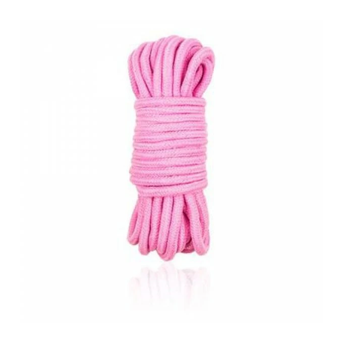 Toyz4lovers Cotton Rope 5Mpink - Lina do krępowania Różowy