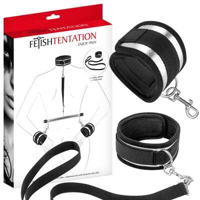 Fetish tentation Submission Bar With Handcuffs And Collar - System do krępowania