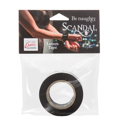 Scandal Lovers Tape Black - Taśma do krępowania BDSM