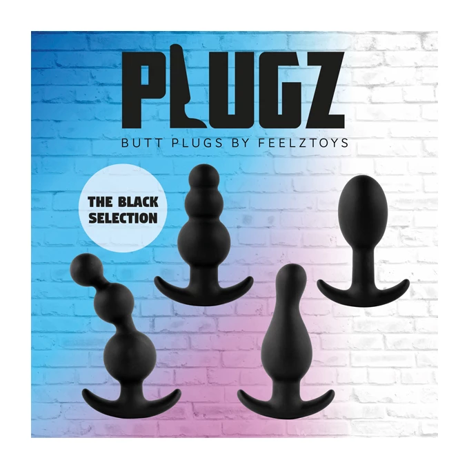 FeelzToys Plugz Butt Plug Black Nr. 2 - Korek analny