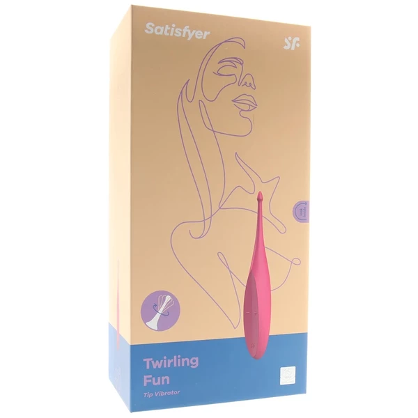 Satisfyer Twirling Fun Trip Vibrator (Magenta) - Wibrator punktowy z ruchem cyrkulacyjnym, Różowy