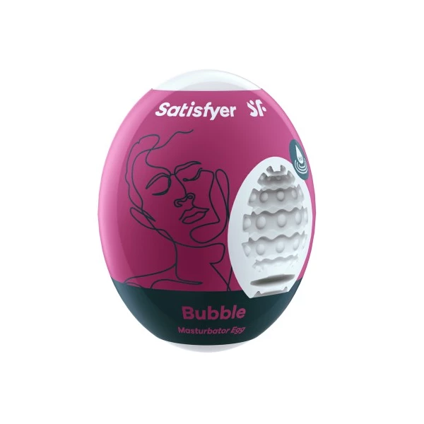 Satisfyer Masturbator Egg Bubble - masturbator jajeczko