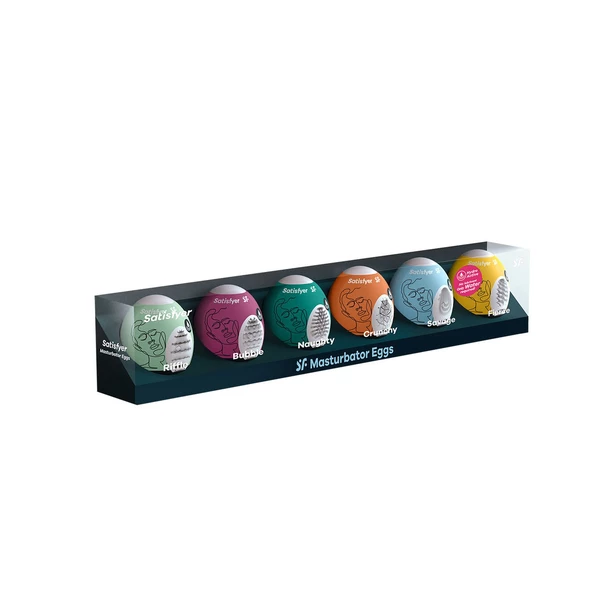 Satisfyer Eggs (Set Of 6) - Zestaw 6 jajeczek do masturbacji