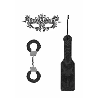 Ouch! Introductory Bondage Kit #3 Black - Zestaw BDSM Czarny