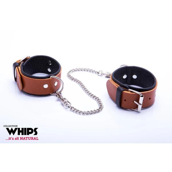 Whips Collection - Kajdanki Damskie Na Nogi, Koniakowe