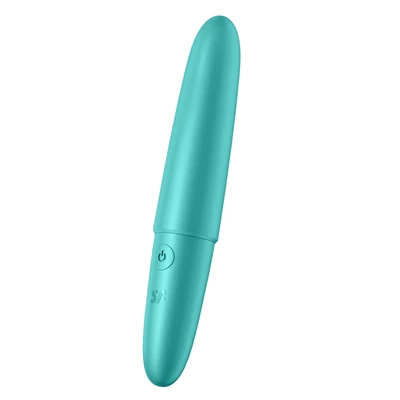 Satisfyer Ultra Power Bullet 6 (Turquoise) - Miniwibrator Pocisk, Niebieski