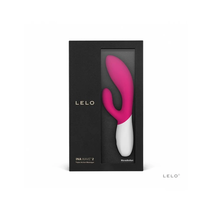 Lelo Ina Wave 2 Cerise - wibrator króliczek, różowy