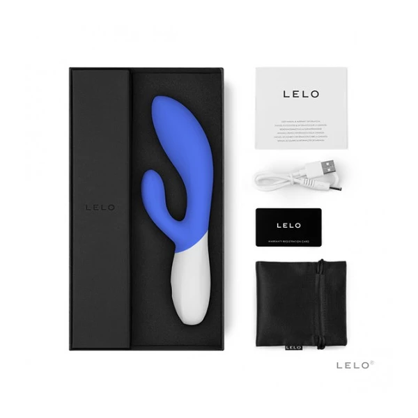 Lelo Ina Wave 2 California Sky - wibrator króliczek, niebieski