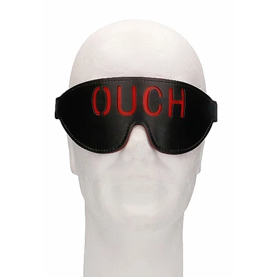 Ouch! Blindfold Ouch Black - Maska na oczy &quot;Ouch&quot;