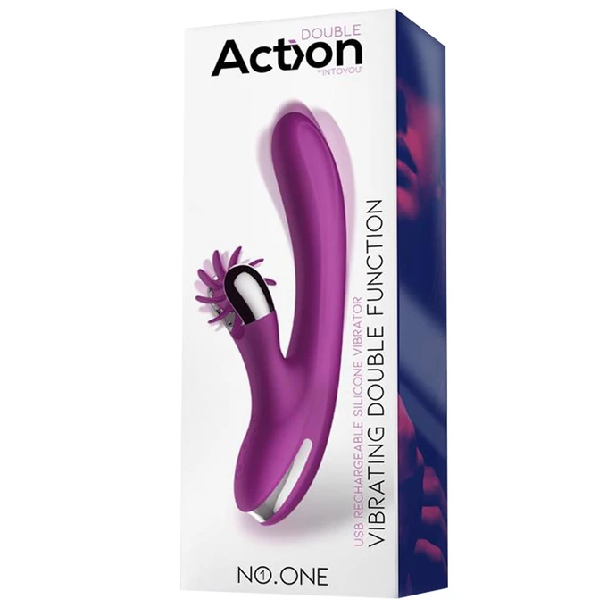 Action No One - Wibrator króliczek z symulacją seksu oralnego