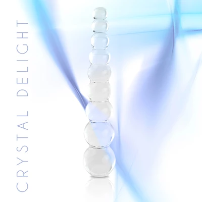 FeelzToys Glazzz Glass Dildo Crystal Delight - Szklane dildo