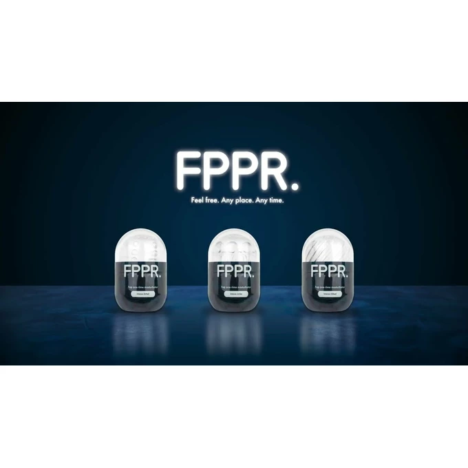 FPPR Fap One Time Ribbed Texture - Jajeczko do masturbacji