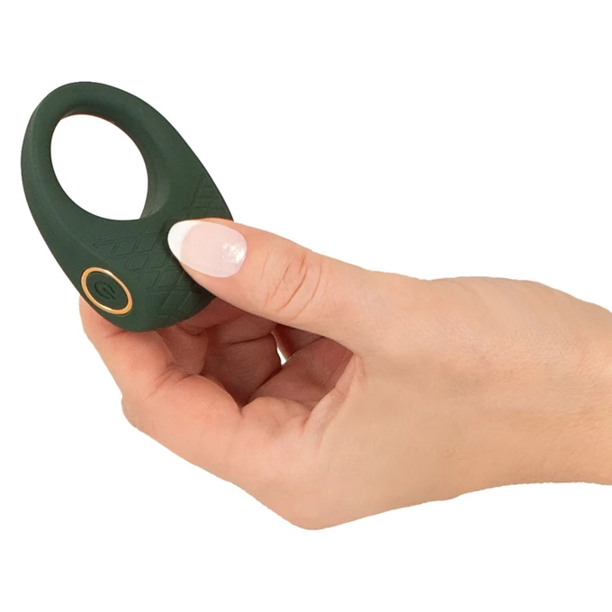 Emerald Love Luxurious Vibrating Cock Ring - Wibrujący pierścień erekcyjny