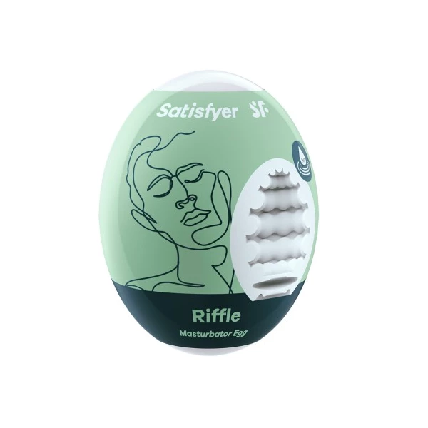 Satisfyer Masturbator Egg Riffle - masturbator jajeczko