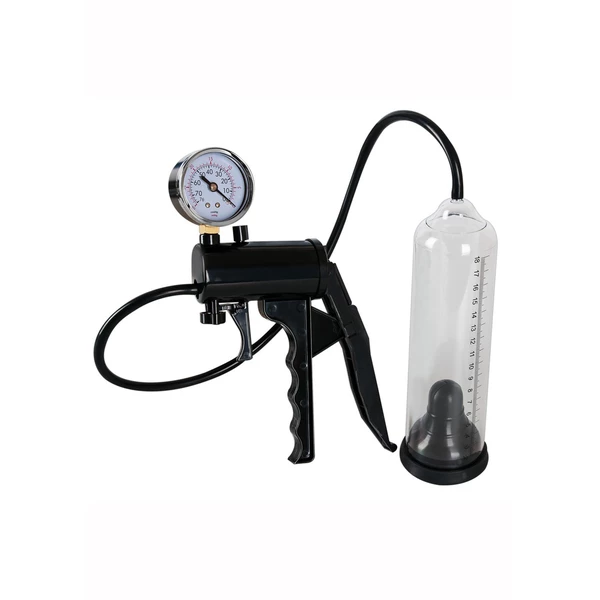 You2Toys Stiff&amp;Strong Pump - Pompka powiększająca do penisa z manometrem