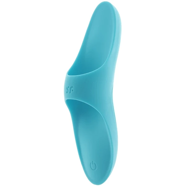 Satisfyer Teaser Finger Vibrator (light blue) - Wibrator na palec, Niebieski