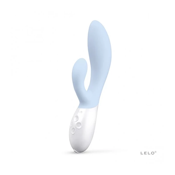 Lelo Ina 3 Seafoam - wibrator króliczek, niebieski