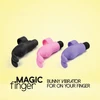 Feelz Toys Magic Finger Vibrator Black - Wibrator na palec Czarny
