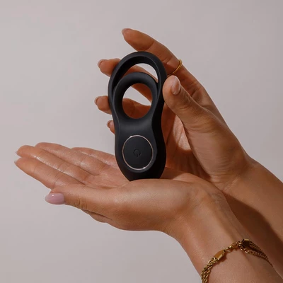 Satisfyer Legendary Duo (Black) - Wibrujący pierścień erekcyjny