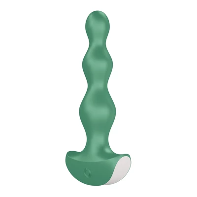 Satisfyer Lolli Plug 2 Green - Wibrujące koraliki analne, Zielony