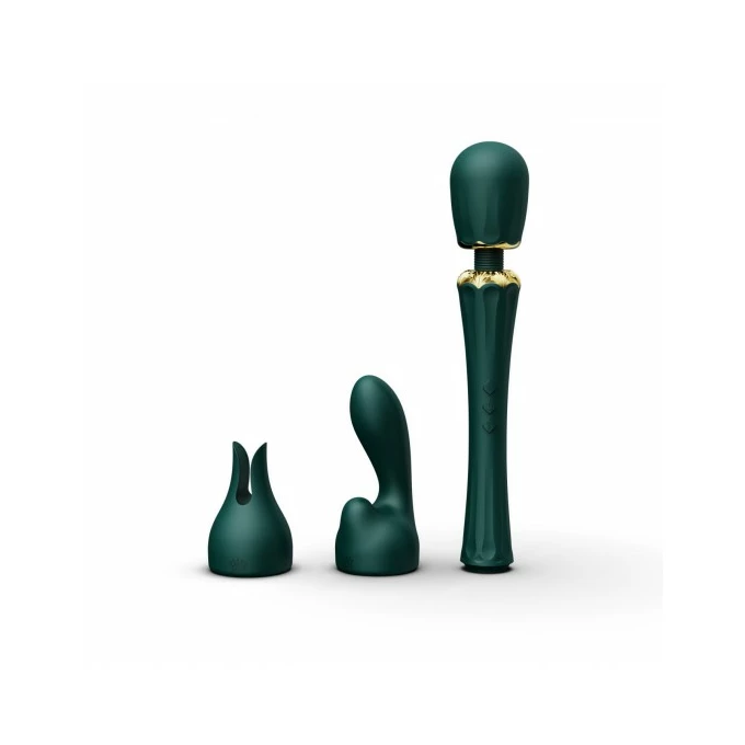 Zalo Kyro Turquoise Green - Wibrator wand, Zielony