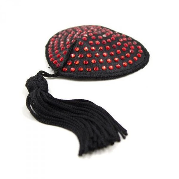 Toyz4lovers Heart Shine Nipples Tassels (Rosso) - Nasutniki Czerwony